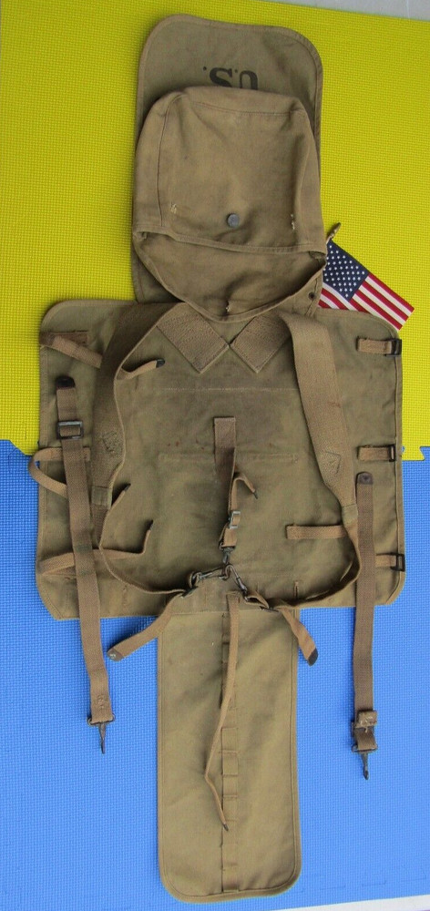 WW I U.S. Army Combat Backpack, Original !