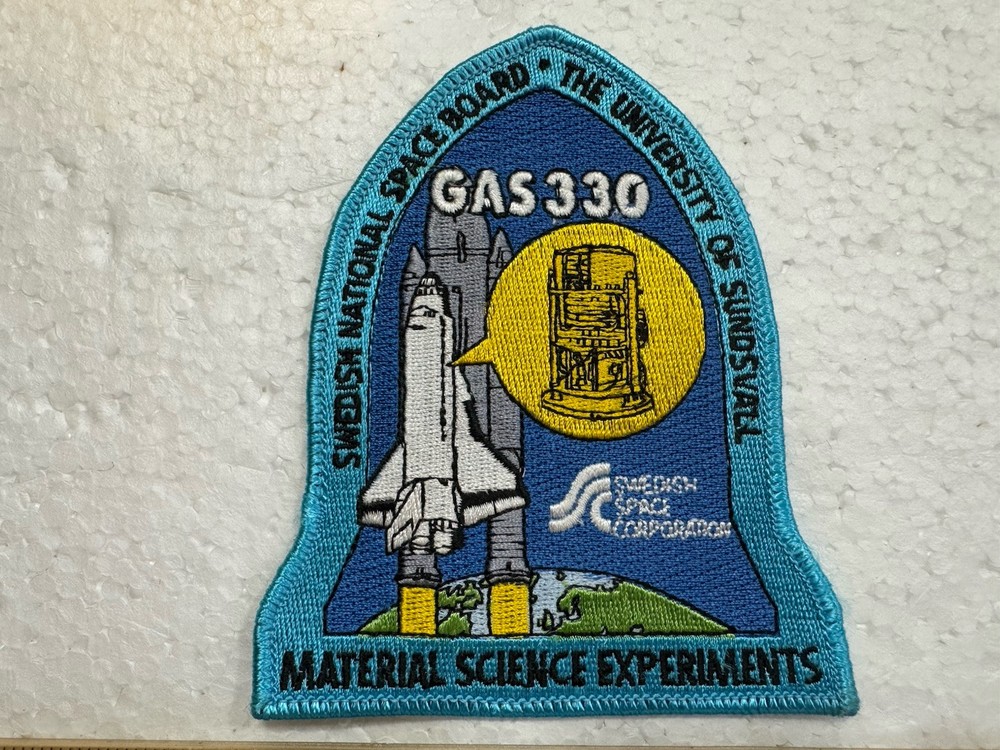 Vintage Space Shuttle Patch - Swedish National Space Board
