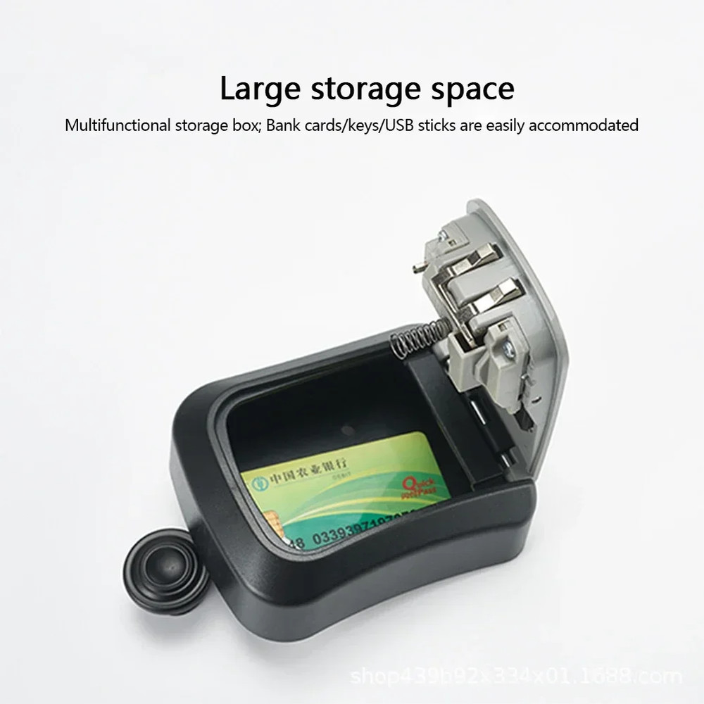 4 Digit Key Safe Lock Box Combination Security Storage Case Organizer Mount wall