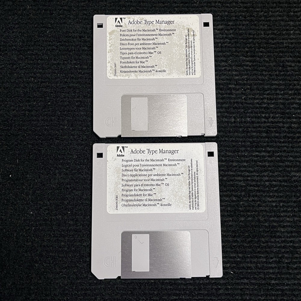 Adobe - Pagemaker Classroom 6 Photoshop Tutorial 4 Type Manager 2 Floppy Vtg
