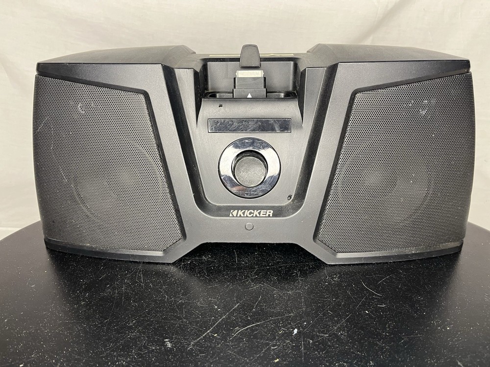 Kicker iKick IK500 Stereo System For iPod Docking Player No Remote Tested