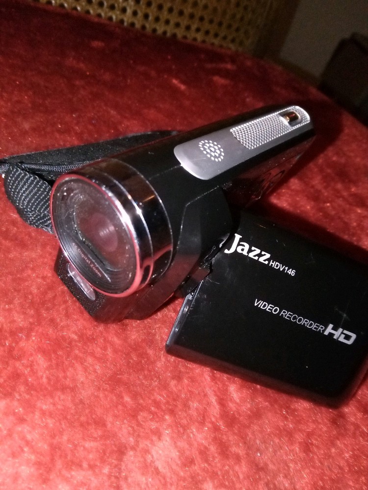 Jazz HDV146 Video Recorder-Camera-Black- 8 Mega Pixels