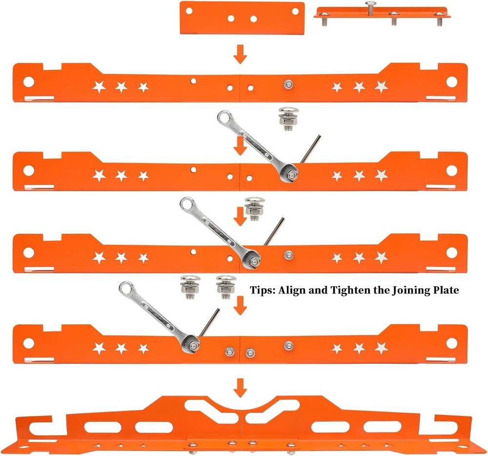 2 Pcs Toe Alignment Tool Plates, Wheel Alignment Tool Plate with 2Pcs Tape Me...