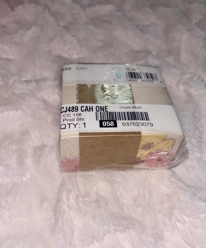 NEW Coach Chalk Multi Floral Print 288 Sheet Note Cube