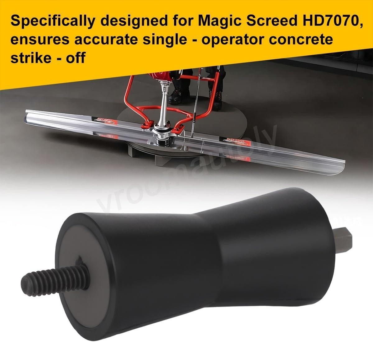 Rubber Concrete Wet Screed Drive Axle For Magic Screed Concrete Equipment HD7070