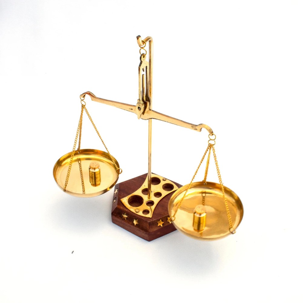 Brass Pan 10 Gram Weighing Balance Scale