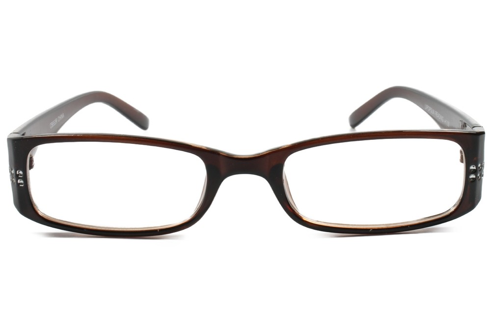 Designer Stylish Modern Womens Rectangle Black Frame 2.25 Reading Reader Glasses