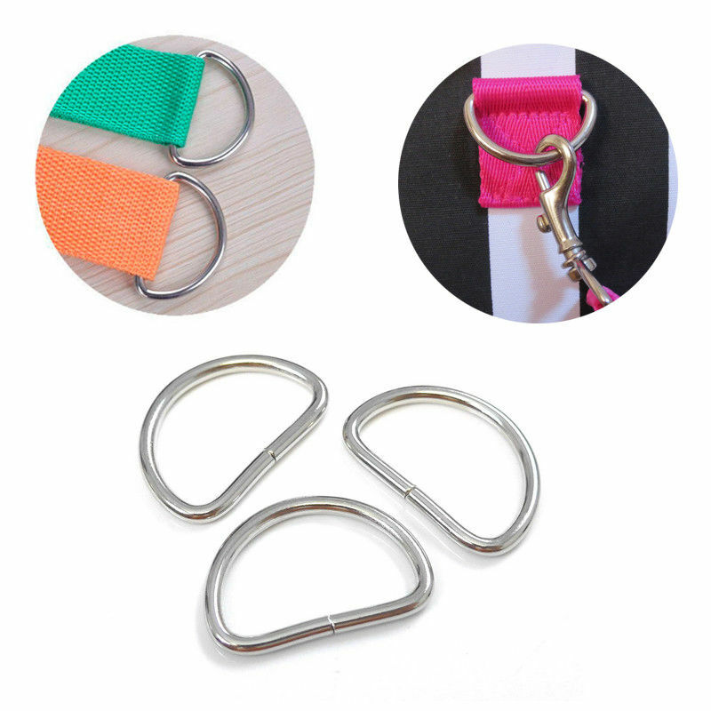D Ring for Leather Webbing Hand Bag Purse Strap or Belt Dee Ring