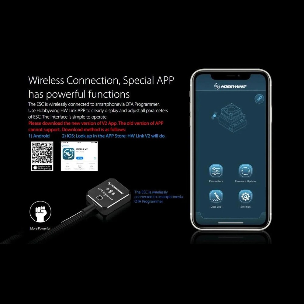 OTA Programmer Bluetooth Module for Xerun Ezrun Platinum Seaking ESC