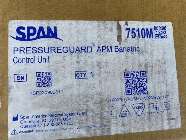 Span America Bariatric Mattress Pump Model 7510