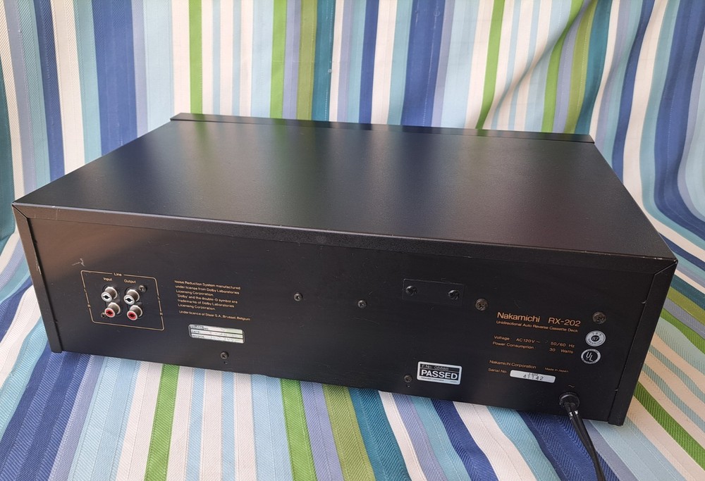 NOT WORKING Nakamichi RX-202 Unidirectional Auto Reverse Cassette Deck PART