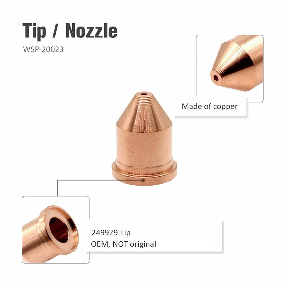 Industrial Cutter Electrodes Plasmsa Consumables Electrode 256026 Tips