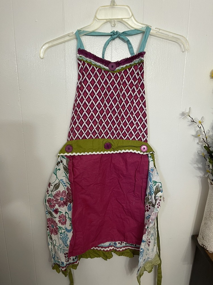 Mukitchen Cotton Floral Apron EUC