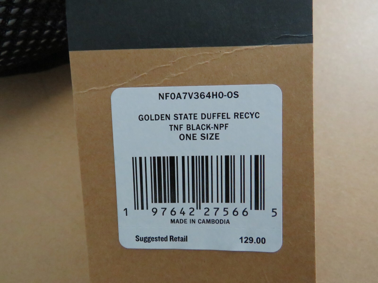 The North Face Small Base Camp Duffel Packable Travel Backpack - TNF Black NPF