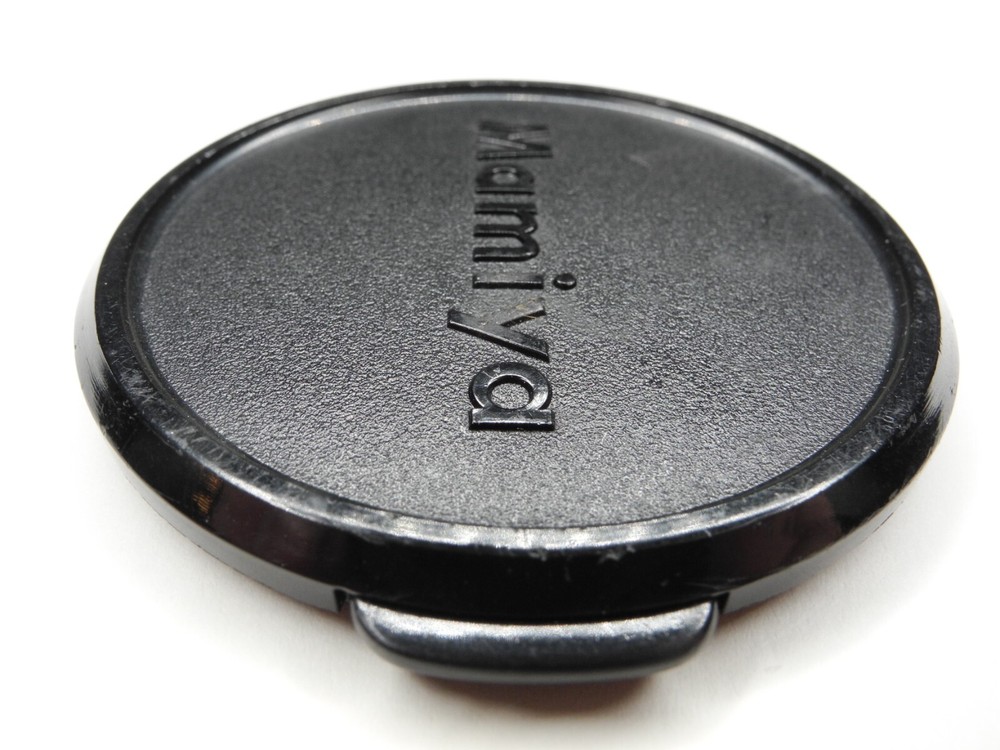 Mamiya 58mm Genuine Black Snap On Front Camera Lens Cap