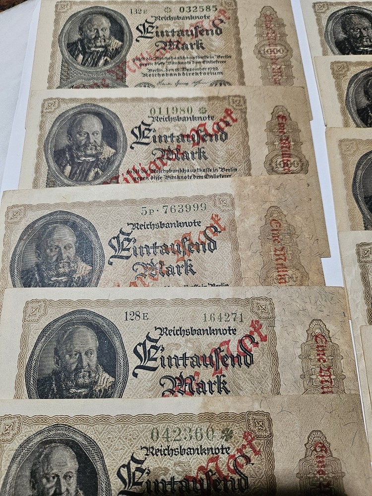 Germany banknote. Weimar. 1 Billion Banknote Bill