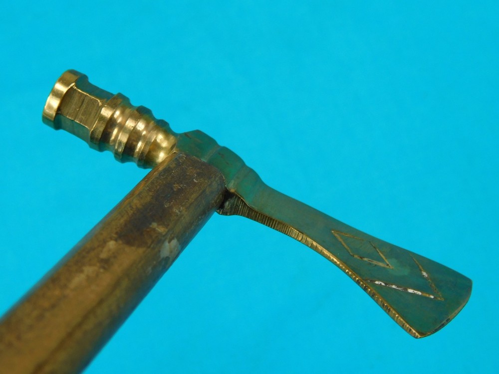 Vintage US Custom Made Handmade Mini Miniature Small Pipe Tomahawk Axe Hatchet