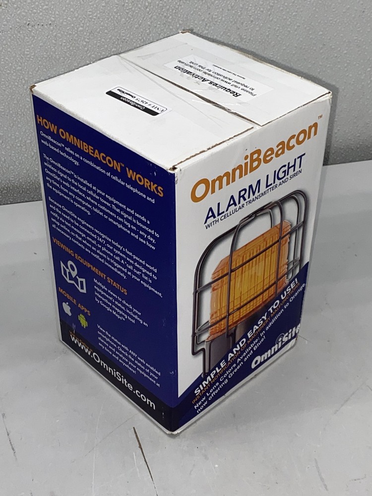 OmniBeacon Wireless Networked Alarm Light with Siren. Cellular / Web Accessable