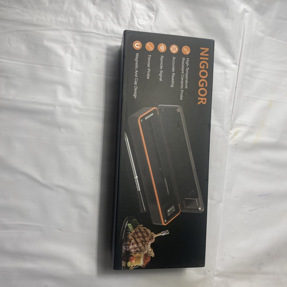 Smart Wireless Meat Thermometer with Thinnest Probe, Magnetic