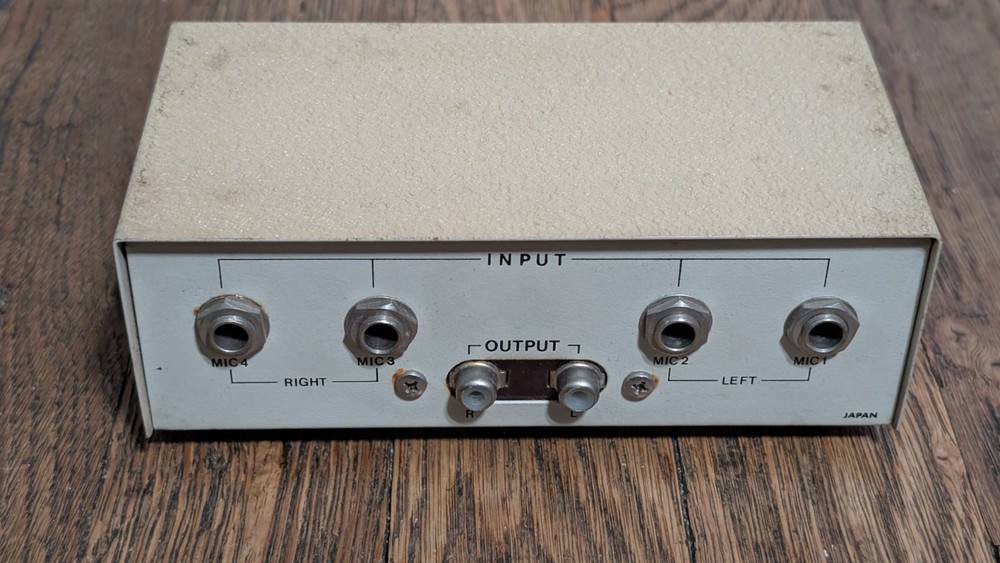 Realistic Transistorized Stereo Mike Mixer - As Is, Untested