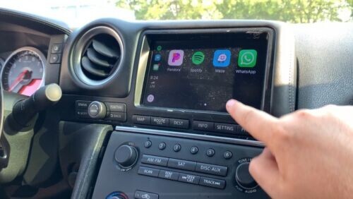 Wireless Apple Carplay/Android Auto for 2009~ Nissan GT-R GTR GT R R35