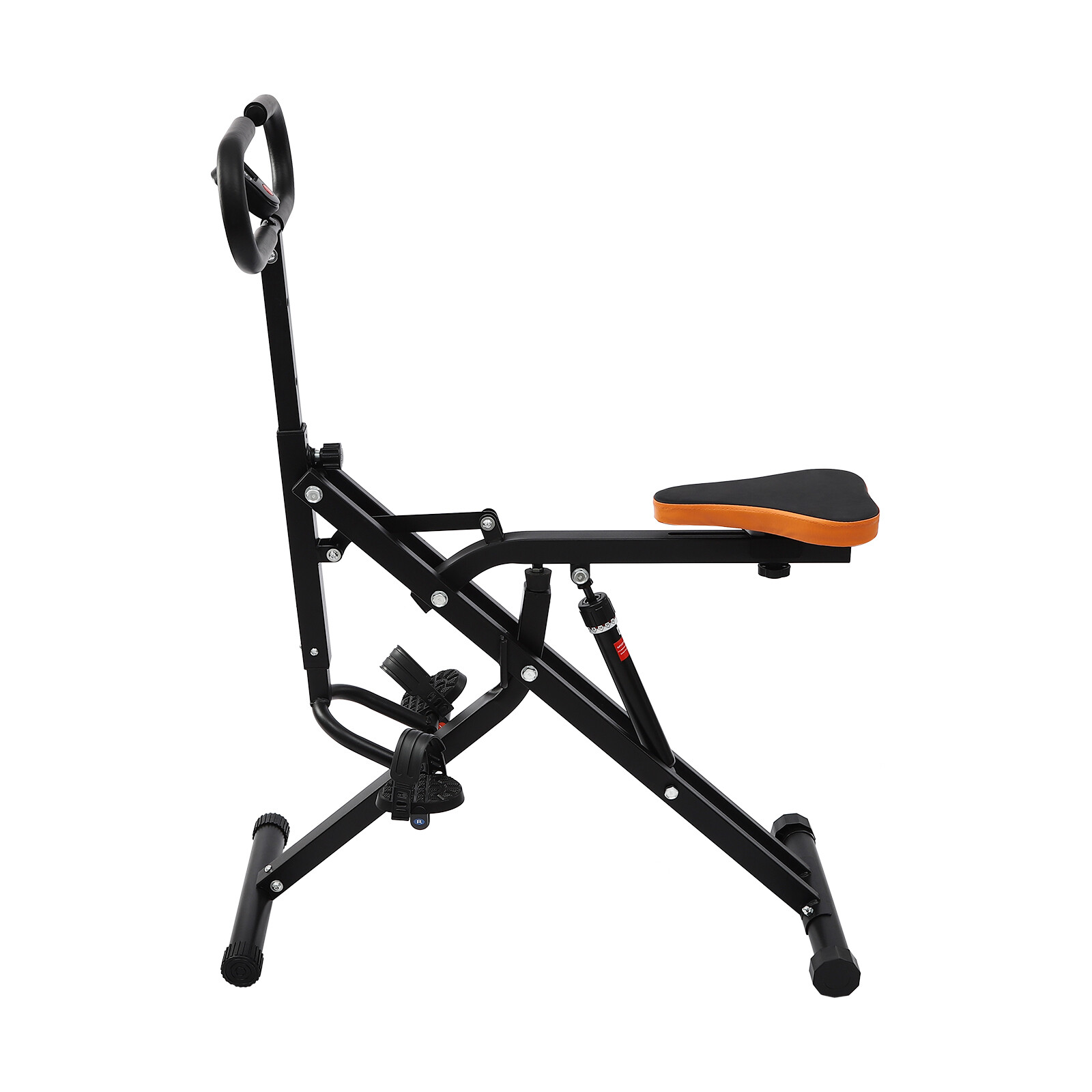 Adjustable Squat Machine Trainer Rowing Machine 264lbs for Ab Workout Glutes