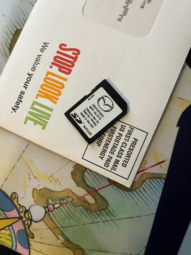 mazda navigation sd card READ DESCRIPTION