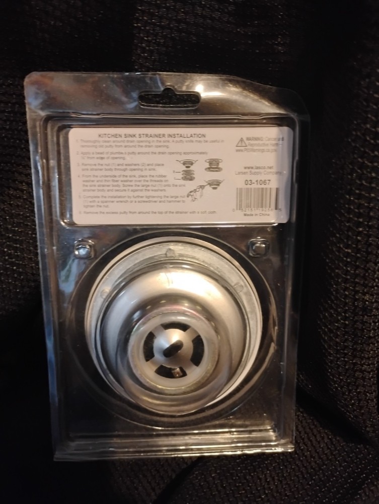 Sink Strainer Lasko New In Package