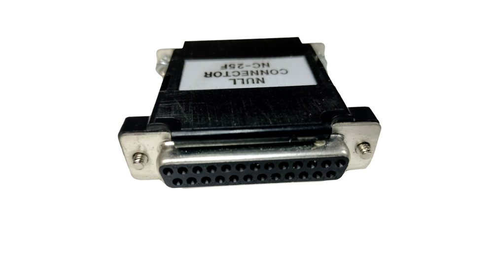 Dual DB25 Female Null Connector NC-25F