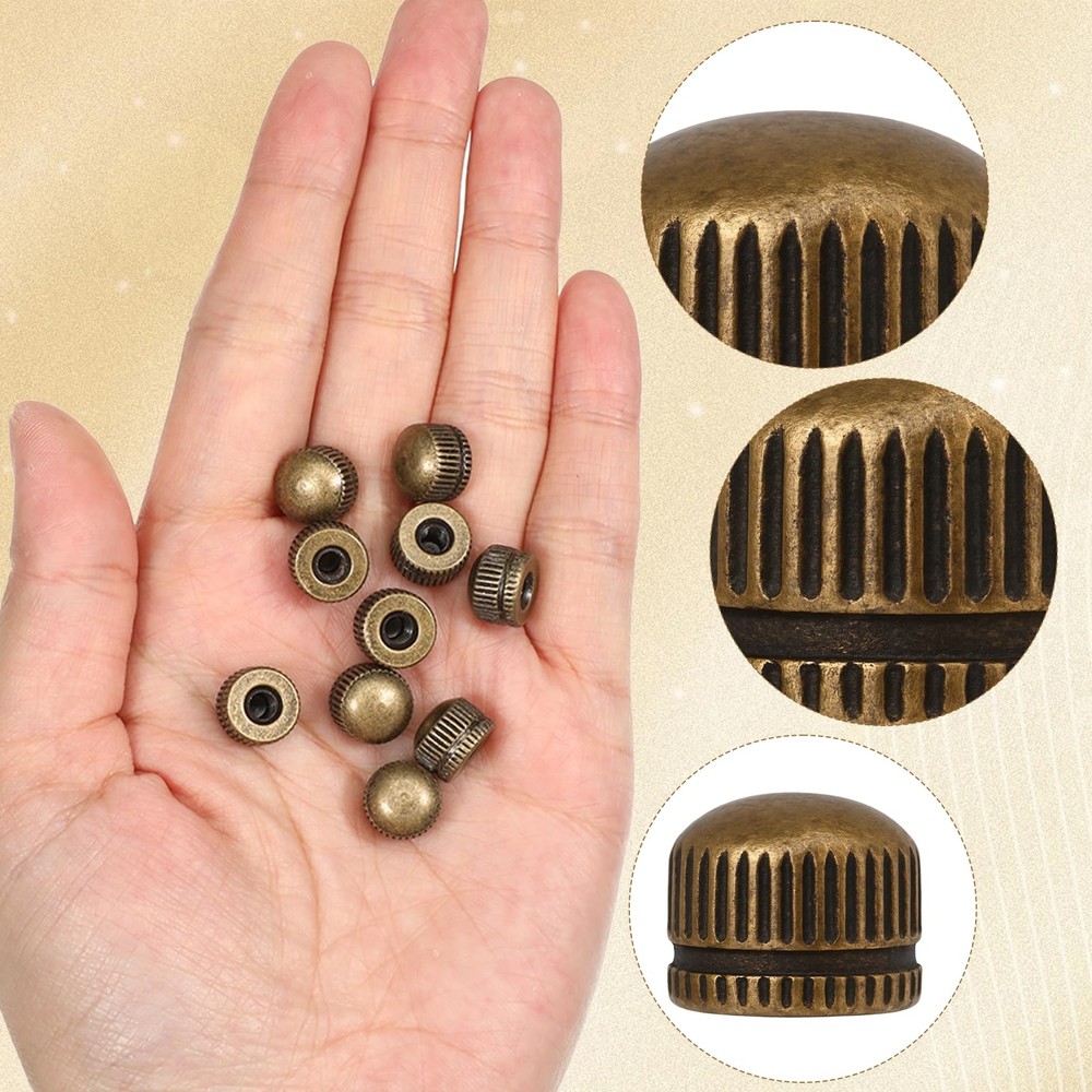 M4 Screw Caps for Light Fixture 8 Pcs Threaded Cap Nuts Ceiling Light Screw Cap