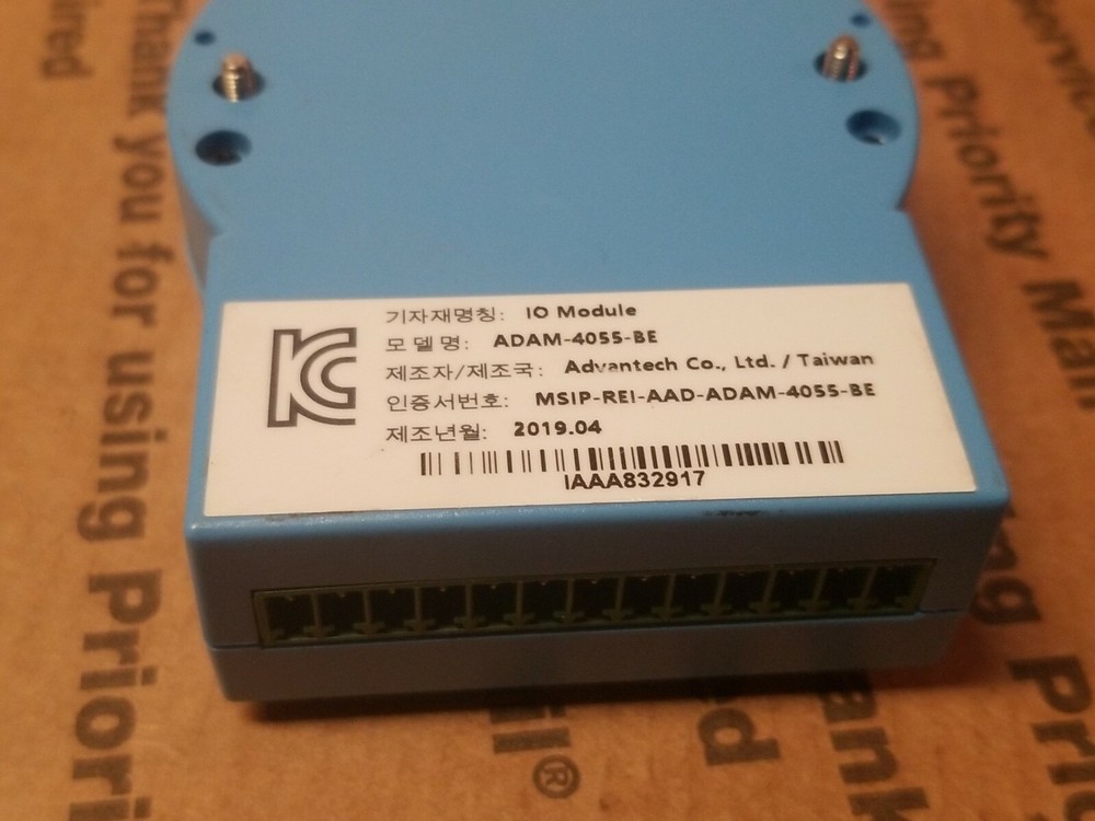 (1) ADAM DATA ACQUISITION MODULE ADAM-4055 ( 1 UNIT ) UNTESTED