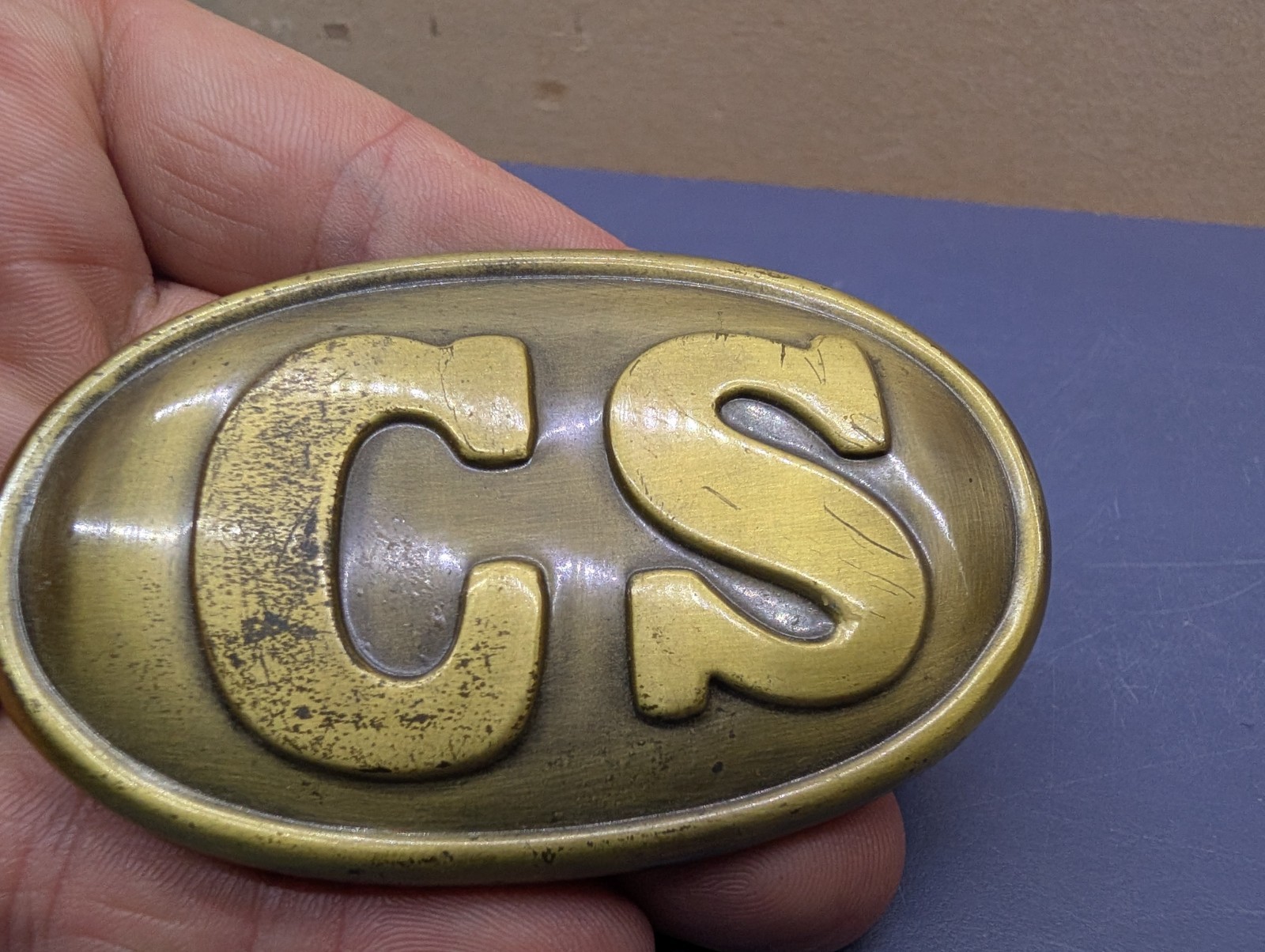 Metal CS CIVIL WAR USA WAIST BELT PLATE Replica Belt Buckle