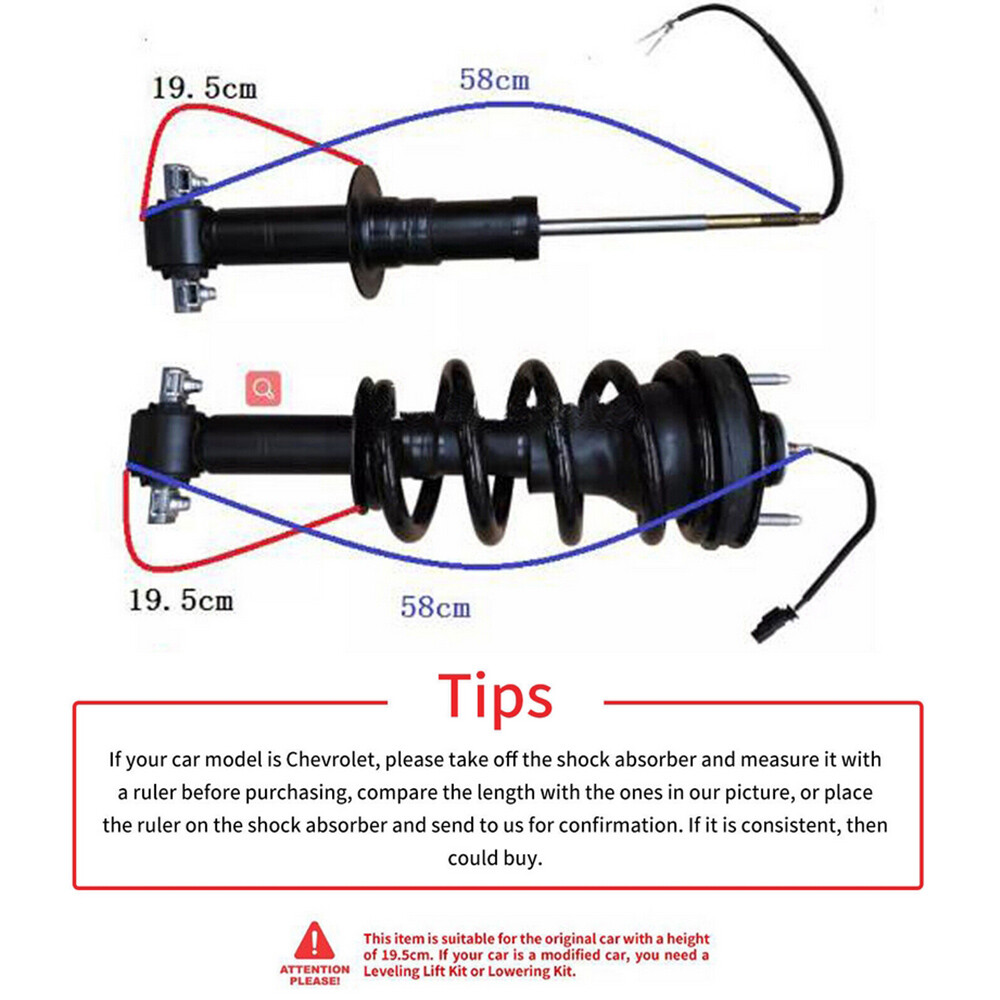 FRONT Strut Assy + REAR shock Absorber For 2015-20 Escalade Suburban Tahoe Yukon