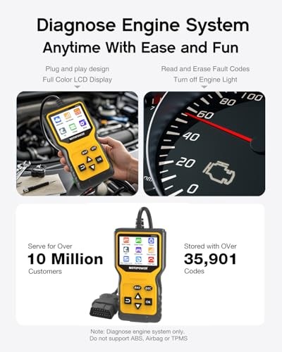 MP69033 Pro OBD2 Scanner Code Reader Check Engine Fault Light Diagnostic Scan
