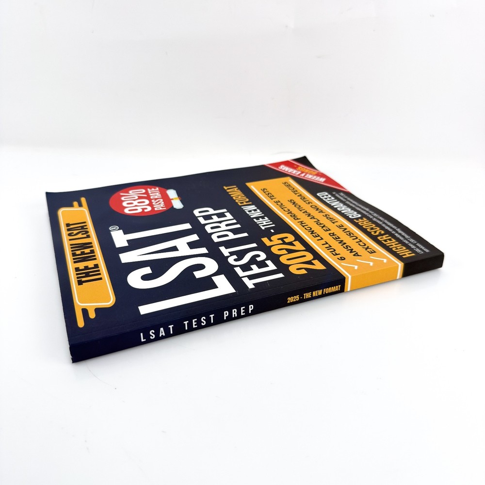 The New LSAT Test Prep 2025 – 6 Full-Length Practice Tests, New Format, Higher