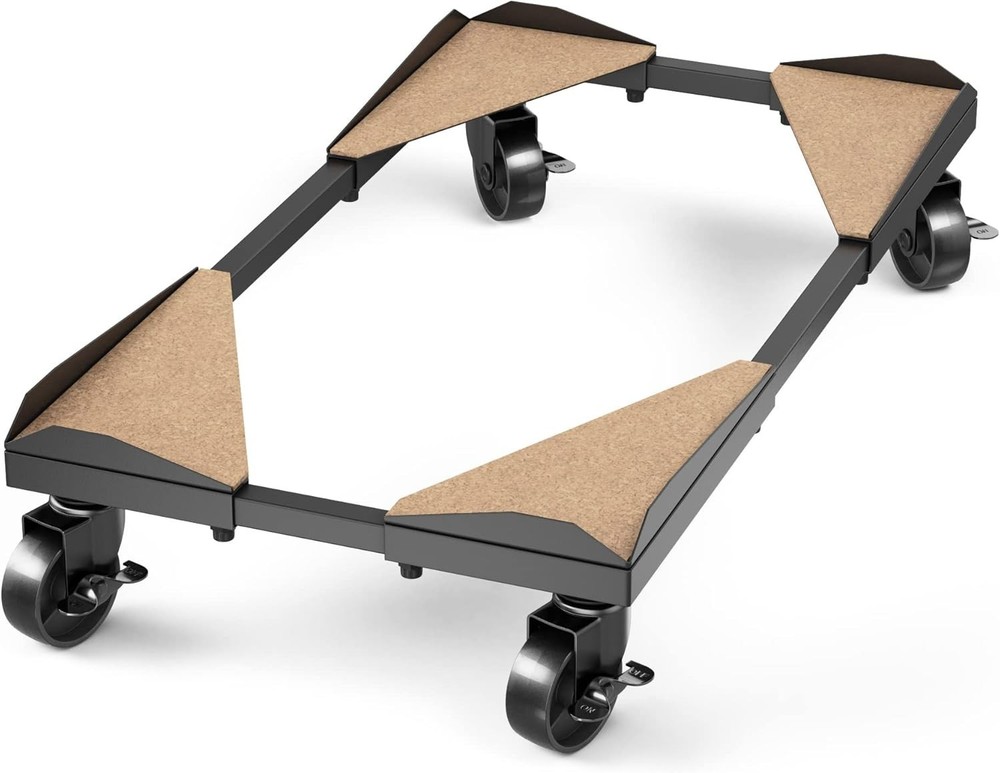 Adjustable Computer Cart with Open Structure for Dust Reduction and Stability