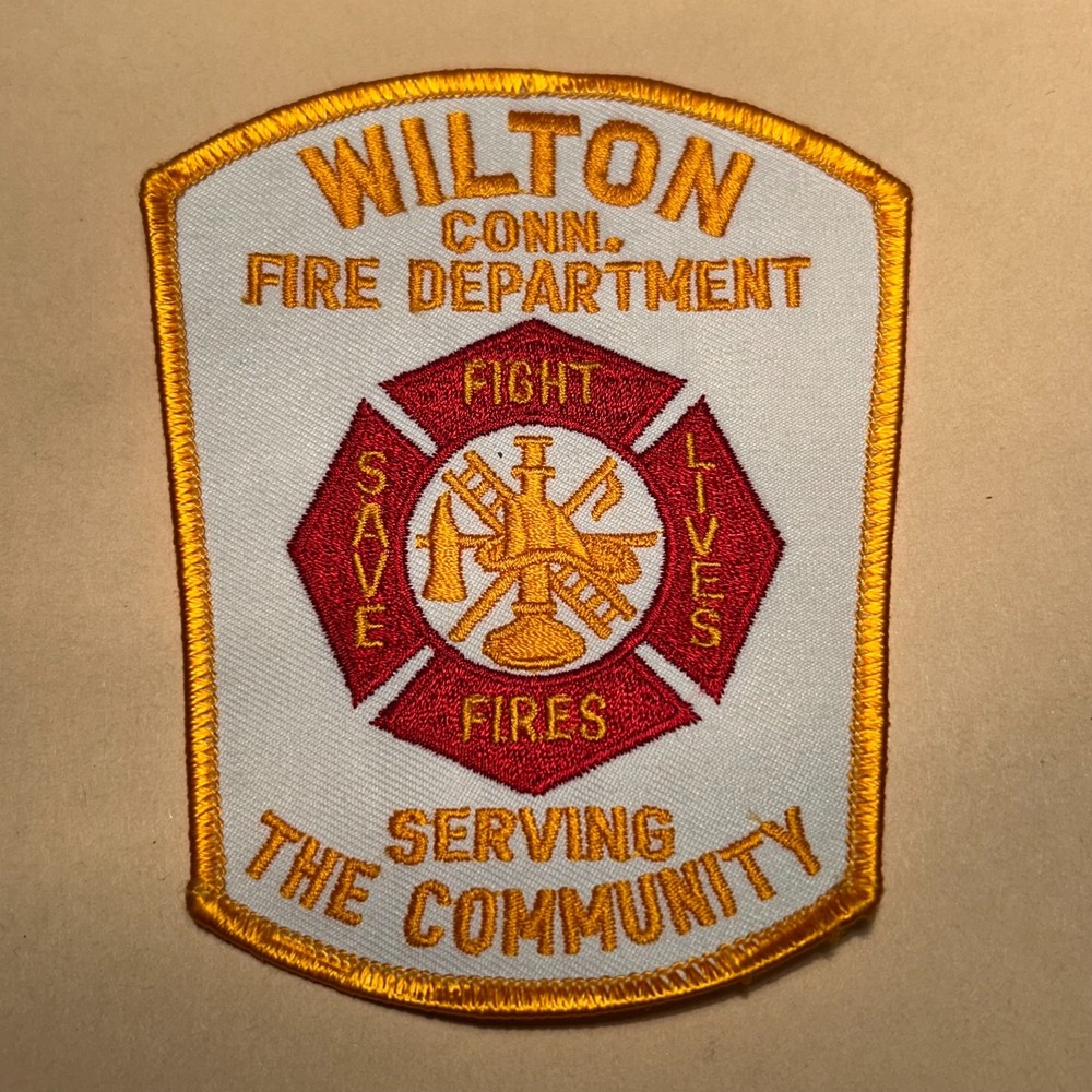 Wilton Connecticut CT Fire Dept. patch