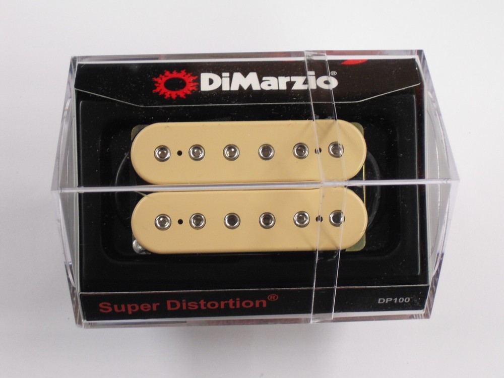 DiMarzio REGULAR-SPACED Super Distortion Bridge Creme DP 100