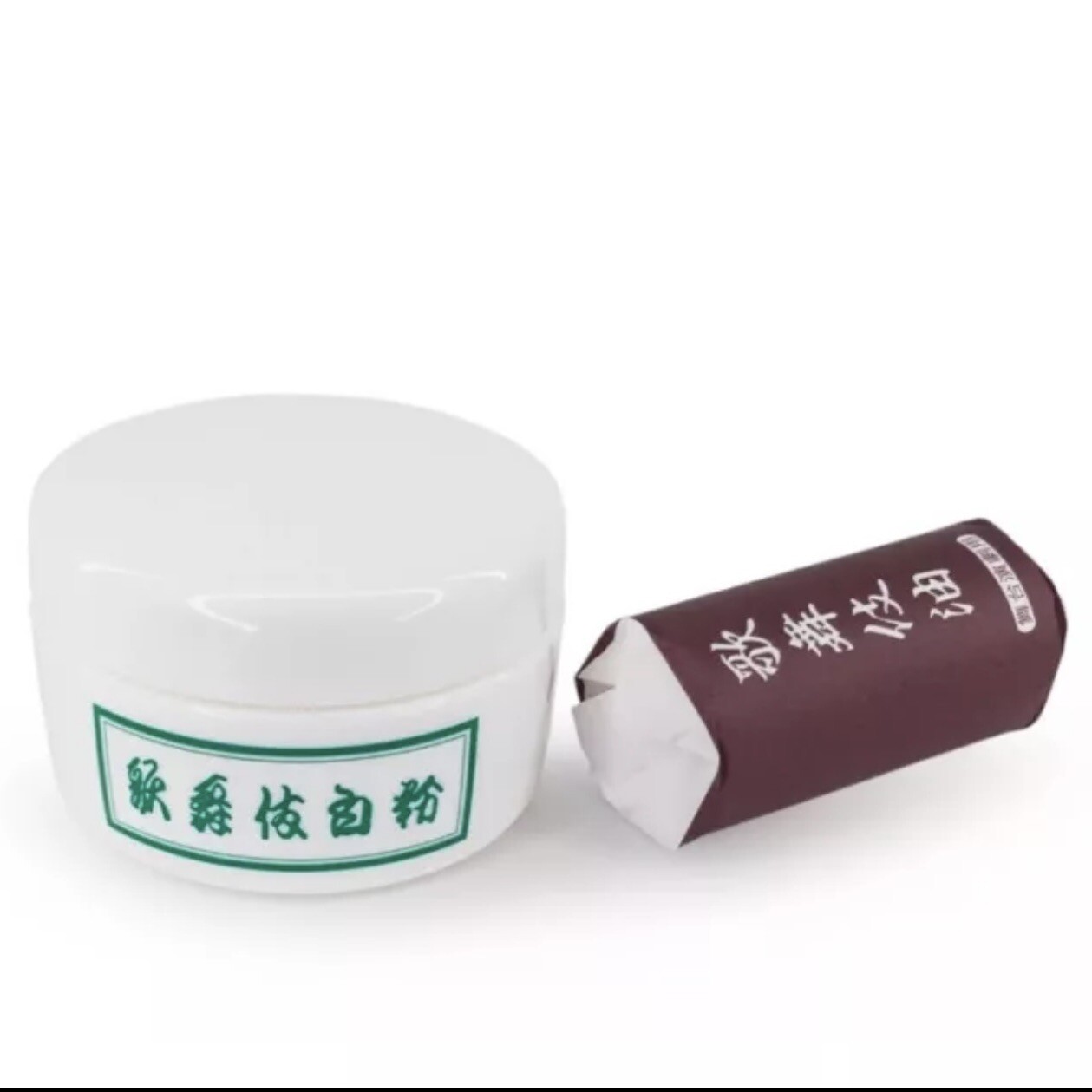 Geisha Kabuki White Stage Makeup: Shiro-Nuri Oshiroi & Kabuki Abura: 2-Item Set