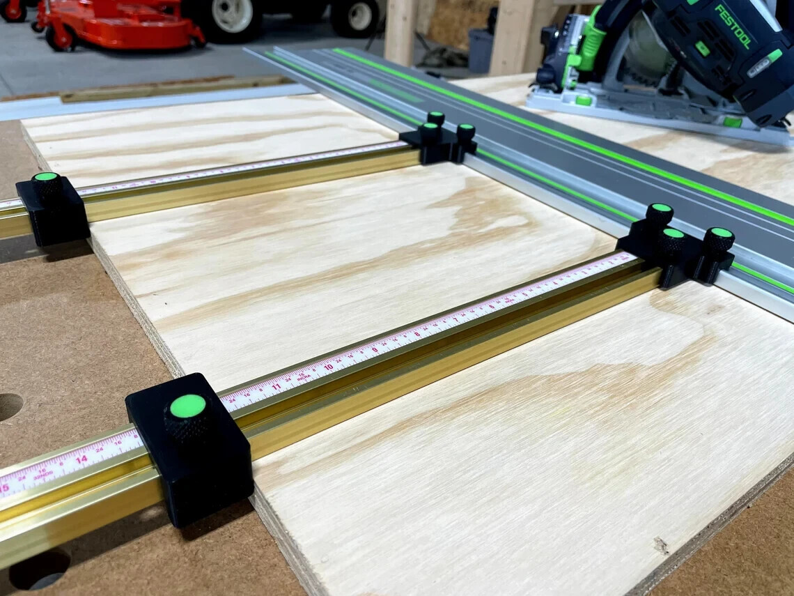 Parallel Guides for Festool Guide Rails and Track Saws By ToolCurve