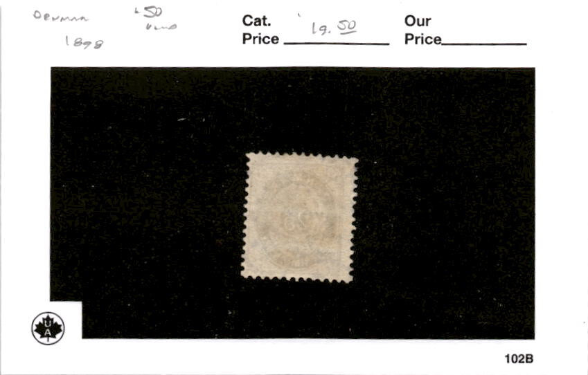 Denmark, Postage Stamp, #50 Used, 1898 (AC)