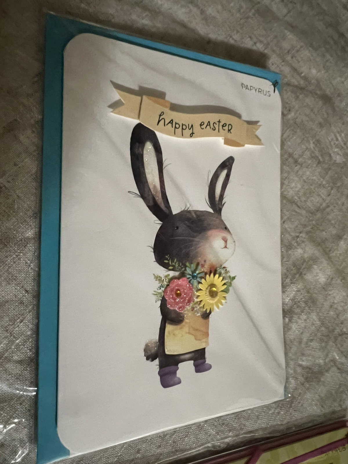 Papyrus Lot Of 6 Gorgeous Easter Cards New 3D Bunny Eggs Flowers Embellished