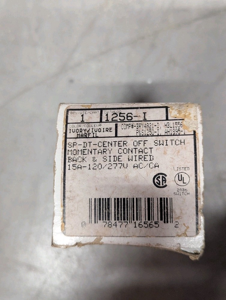 LEVITON 1256I Momentary Quiet Toggle