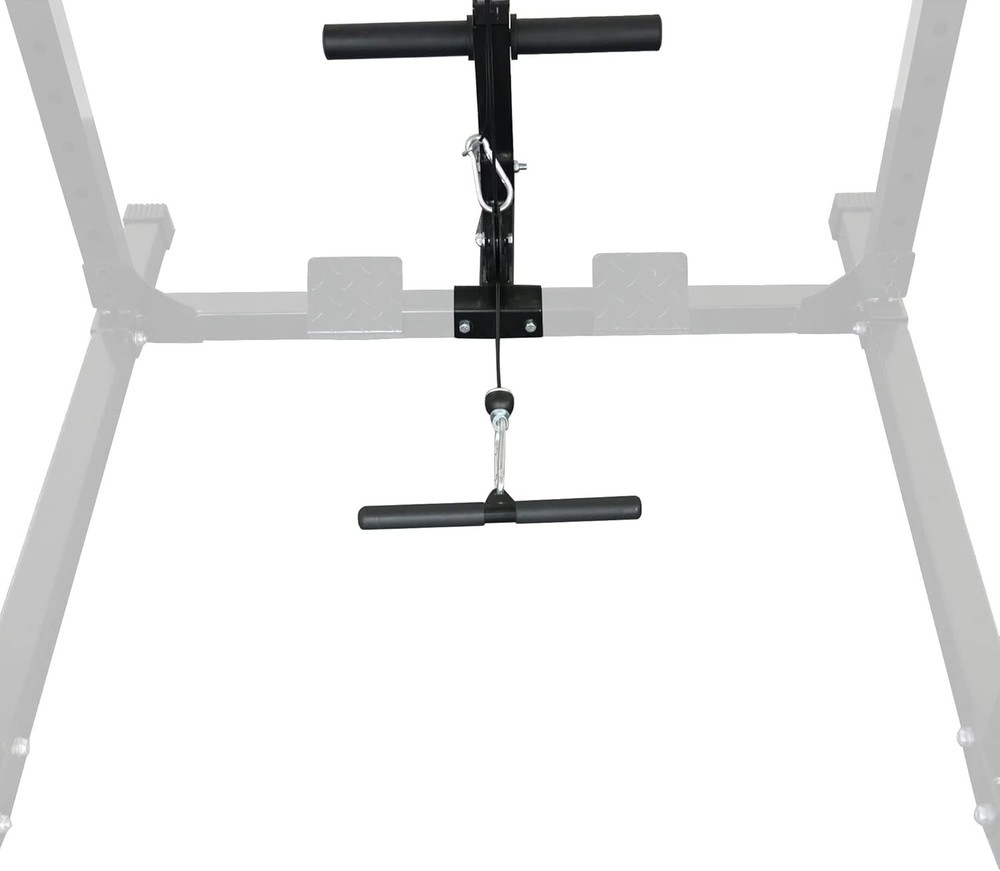 Multi-Function Adjustable Power Cage with J-Hooks, Safety Straps and Optional...