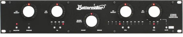 Bettermaker Stereo Passive Equalizer with Plug-in Control