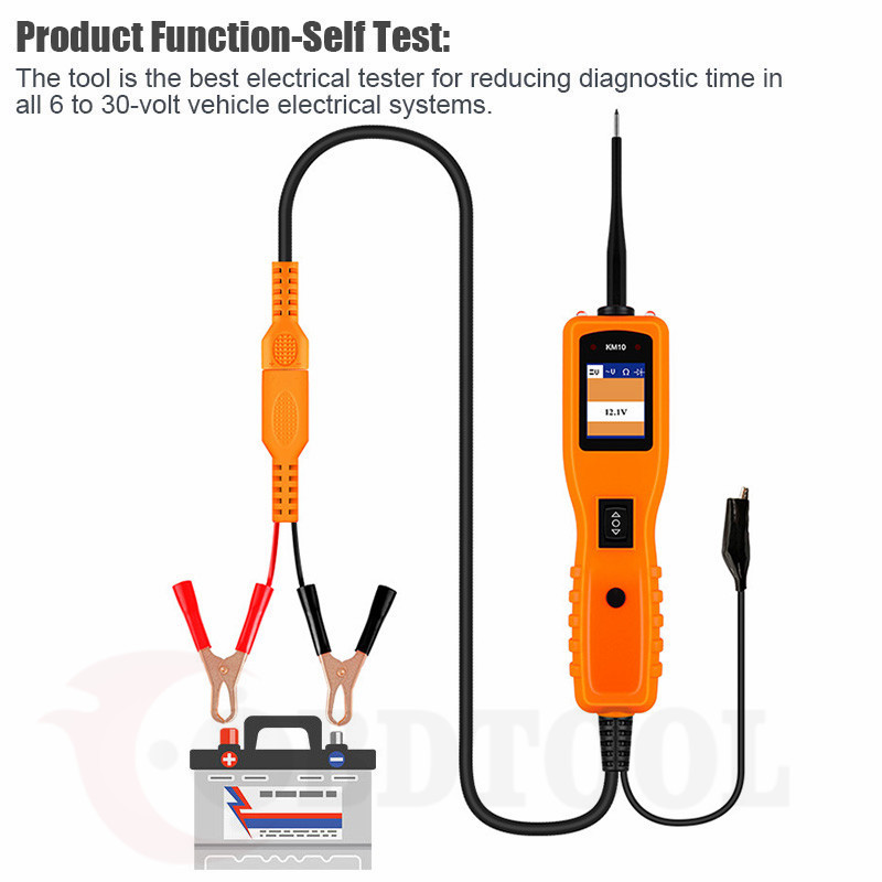 Car Circuit Battery Tester Electrical AVOmeter Detection Probe Diagnostic Tool