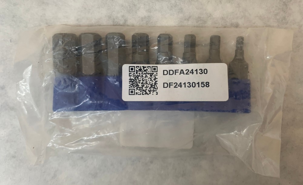 Vim Tools Impact-8HM 8pc Metric Hex Impact Bit Set 5/16" Drive