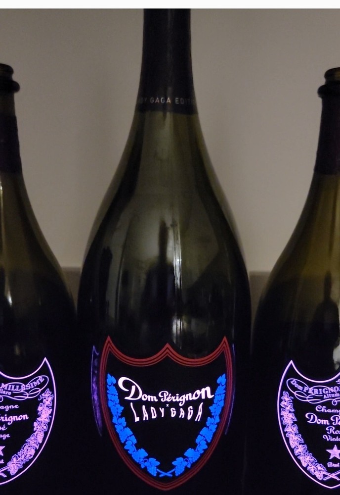Empty Dom Perignon LADY GAGA