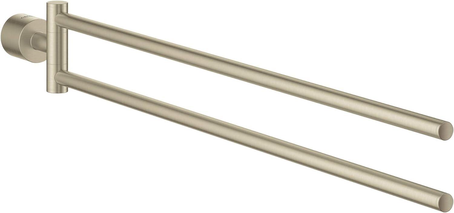 Double Towel Bar Bath Towel Holder TB Nickel Atrio Grohe