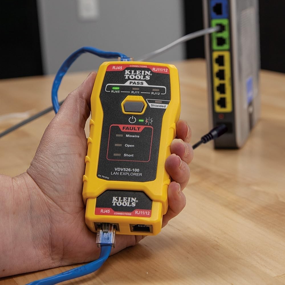 Versatile VDV Tester - Compact 100 LAN Cable Tester with Auto Power-off Feature